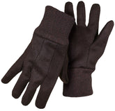 4021 GLOVES MED WT BRN JERSEY